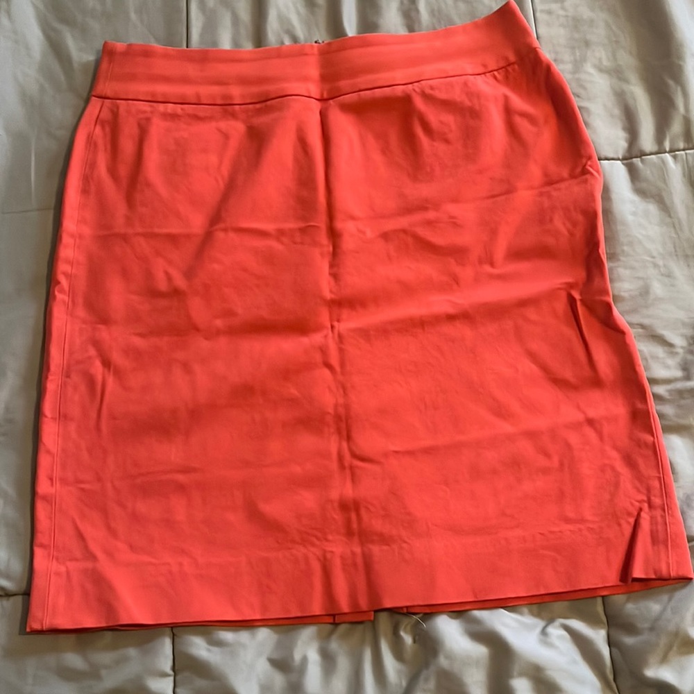 Orange Banana Republic Pencil Skirt